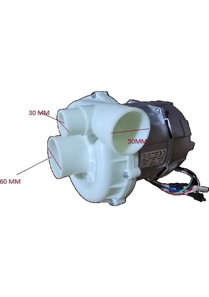 Inoksan Yıkama Motoru 220V 600W 3,8A 2800RPM
