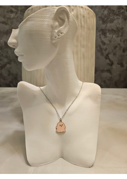 14K Altın Kaplama Hayalet Kolye-Paket Içeriğinde 1 Ad Kolye Bulunmaktadır