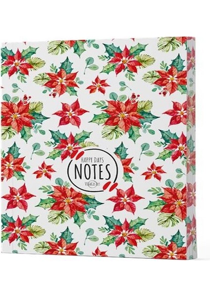 Yılbaşı 6 - Yan Boyamalı Çizgili Defter