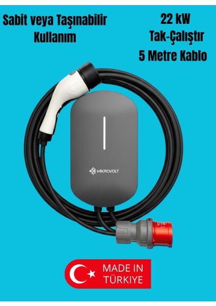 22KW Wallbox Araç Şarj Istasyonu