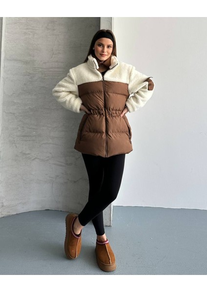 Kapütone Süet Detay Mont indirimleri