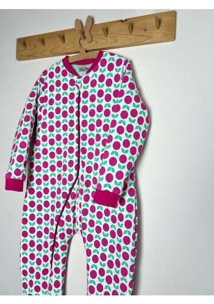 Fuşya Elmalı Pamuklu Bacaklı 8/10/12 Yaş Büyük Beden 2.5 Tog Kışlık Kalın Kızçocuk Uyku Tulumu modelleri