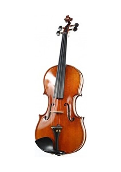 VLA4 4/4 Keman Masif Ağaç Gövde ve Abanoz Klavye ile Orta İleri Seviye Müzisyenler İçin