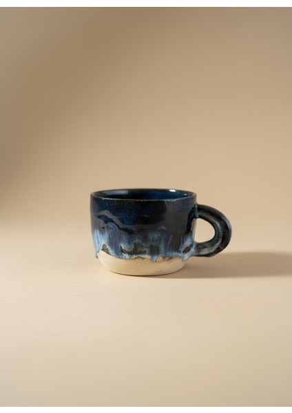 Seramik Lacivert Kupa