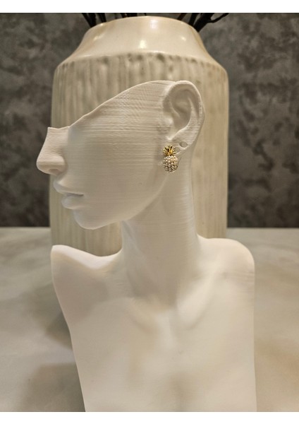 Incili Ananas Küpe modelleri