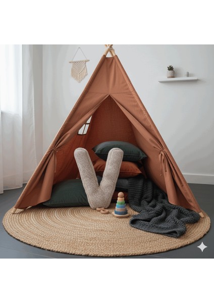 Litera, V Harfi, Yastık, Kırlent, Elyaf Dolgulu, Welsoft Kumaş, 40 cm fırsatları