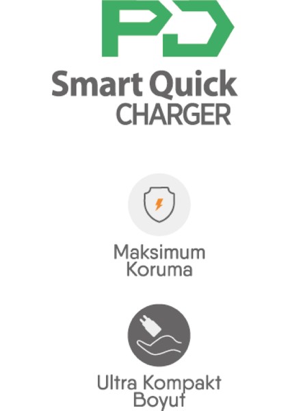 35W Pd Type-C Smart Power Adaptörü — Lenovo Tab P12 / Tab M10 / Tab M11 (Voltaj Önleme) indirimleri