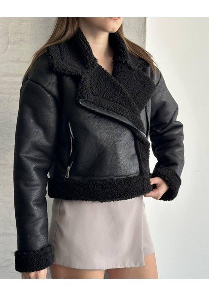 Içi Peluş Kruveze Süet Mont