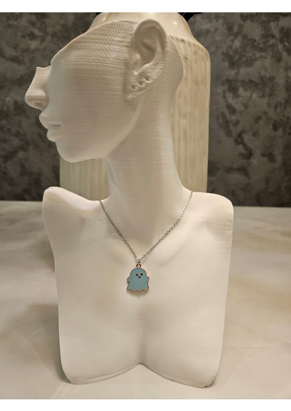 14K Altın Kaplama Hayalet Kolye-Paket Içeriğinde 1 Ad Kolye Bulunmaktadır