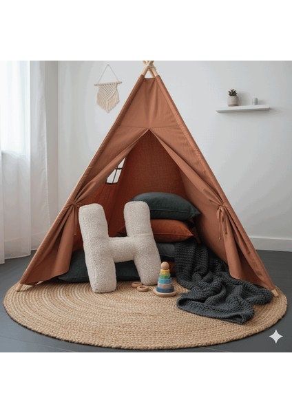 Litera, H Harfi, Yastık, Kırlent, Elyaf Dolgulu, Welsoft Kumaş, 40 cm fırsatları