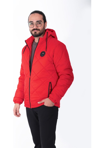 Su ve Rüzgar Geçirmez Jel Elyaflı Kapitone Cepli Spor Mont modelleri