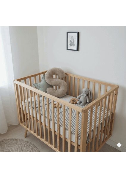 Litera, S Harfi, Yastık, Kırlent, Elyaf Dolgulu, Welsoft Kumaş, 40 cm modelleri