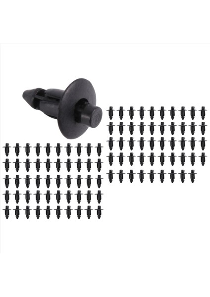 7 mm Delikli Plastik Perçin Bağlantı Elemanı Araba Çamurluk Tampon Itme Klipsleri 100 Adet (Yurt Dışından) modelleri