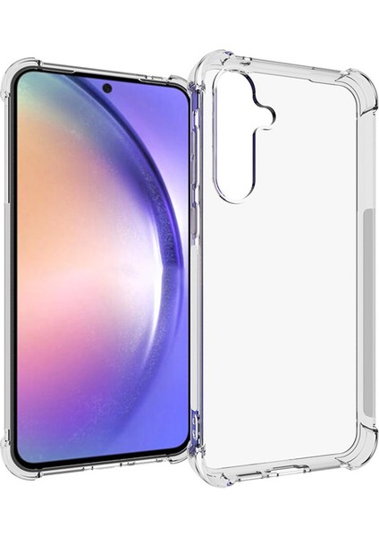 Samsung Galaxy A55 5g Dört Köşe Darbeye Dayanıklı 1,5 mm Şeffaf Telefon Kılıfı (Yurt Dışından)