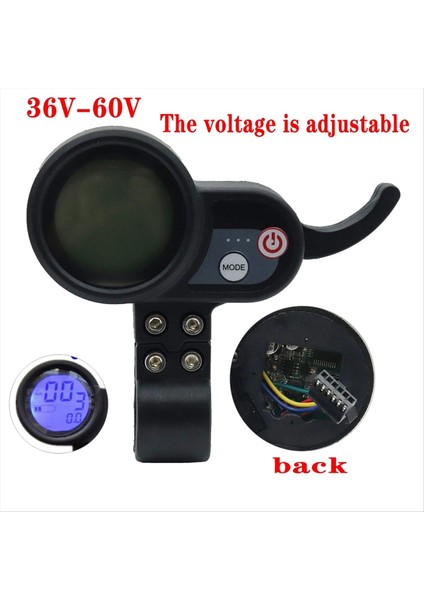 Jp Için LCD Ekranlı Gösterge Paneli Elektrikli Scooter Hızlandırıcı Aksesuarları (Yurt Dışından) fiyatları