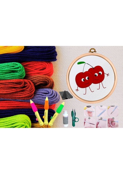 Punch Seti Nakış Seti Kasnaklı Kendin Yap Seti Seri 145