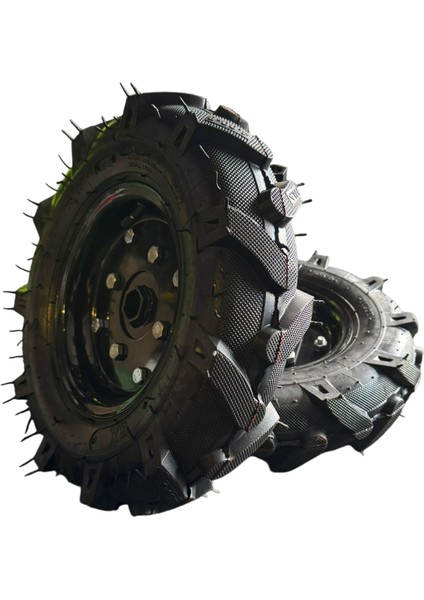 , Fırtına 310 7 Hp Marşlı Çapa Makinası Uyumlu Lastik TAKIM,HAVALI,400X8