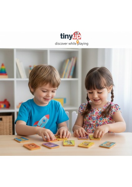 2-3 Parça 8 Adet Tak Çıkar Manyetik Eva Yapboz, Safari Hayvanları fırsatları