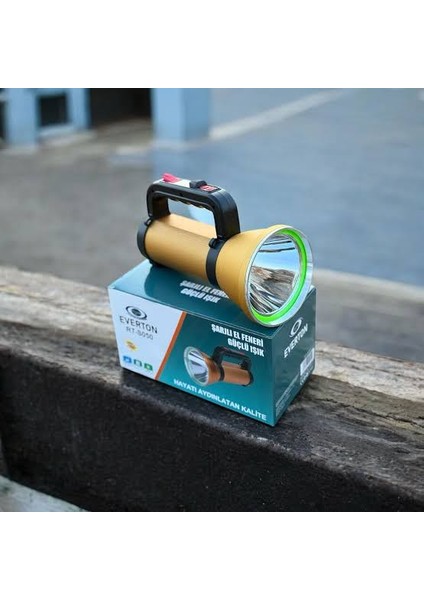 RT-S050 Çok Fonksiyonlu Şarjlı LED El Feneri - Güçlü Işık