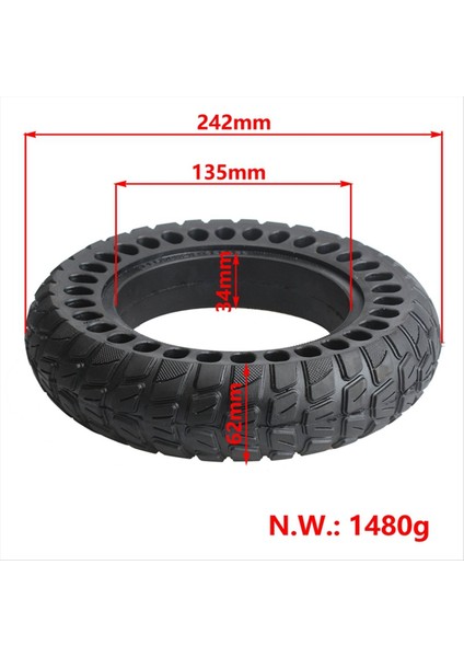 Kugoo 10 Inç 10X2.50 Lastik Için Petek Katı Lastik 10X2.50 Scooter (Yurt Dışından) modelleri