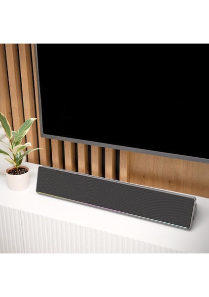 FS104 Kablosuz Bluetooth Soundbar Hoparlör Speaker 16W Siyah modelleri