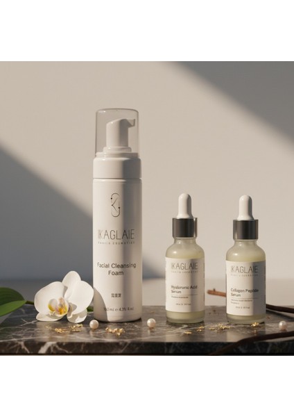 Yüz Yıkama Köpüğü , Hyaluronik Acid Serum , Collagen Peptide Serum