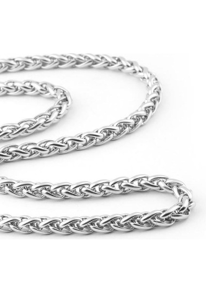 Erkek Kalın Burgu Çelik Kolye 60 cm fırsatları