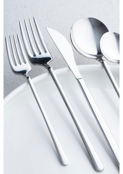 Milano 36 Parça Çatal Kaşık Bıçak Takımı - Silver fiyatları