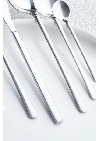 Milano 36 Parça Çatal Kaşık Bıçak Takımı - Silver modelleri