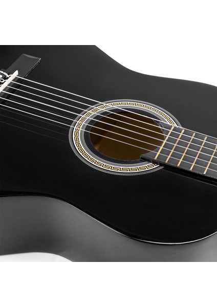 Luca C-180BK Siyah Klasik Gitar Seti 4/4 Sap Ayarlı fırsatları