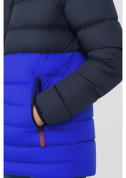 İçi Kürklü Su ve Rüzgar Geçirmez Erkek Çocuk Mont