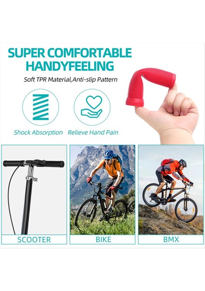 Bisiklet Tutacakları 22 mm Yol Bisikleti Tutacağı Kaymaz Darbe Emici Siyah (Yurt Dışından) indirimleri