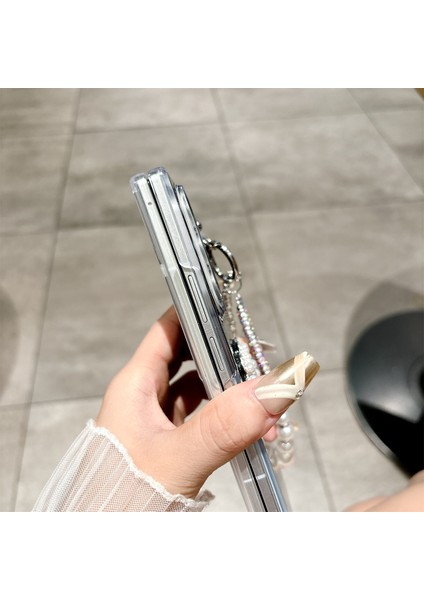 Samsung Galaxy Z Fold7 5g Bilek Kayışlı Simli Telefon Kılıfı (Yurt Dışından) indirimleri