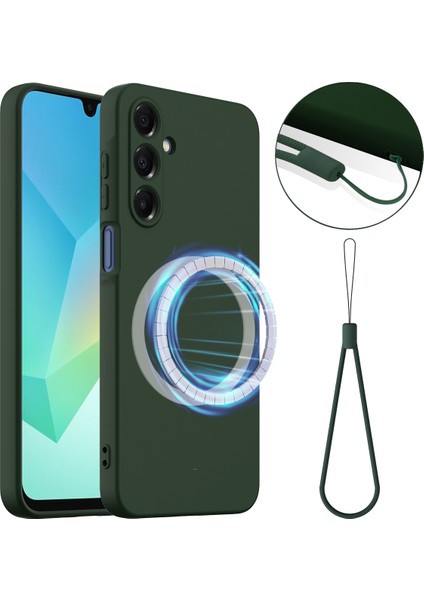 Samsung Galaxy A55 5g Düşmeye Karşı Dayanıklı Sıvı Silikon Telefon Kılıfı (Yurt Dışından)