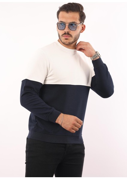 3 Iplik Bisiklet Yaka Sweatshirt – Pamuk Viskon Regular Fit Rugatchi Exclusive modelleri