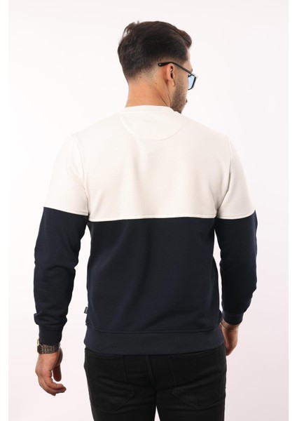 3 Iplik Bisiklet Yaka Sweatshirt – Pamuk Viskon Regular Fit Rugatchi Exclusive fırsatları