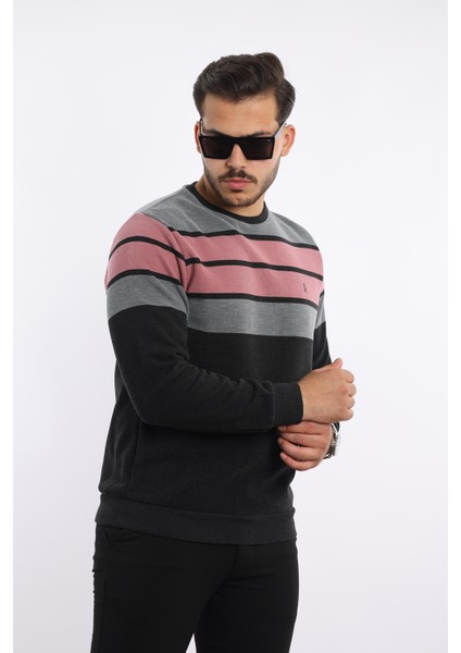 Panolu Selanik Dokuma Bisiklet Yaka Sweatshirt – Pamuk Viskon Regular Fit modelleri