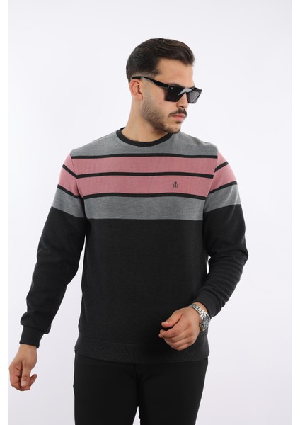 Panolu Selanik Dokuma Bisiklet Yaka Sweatshirt – Pamuk Viskon Regular Fit indirimleri