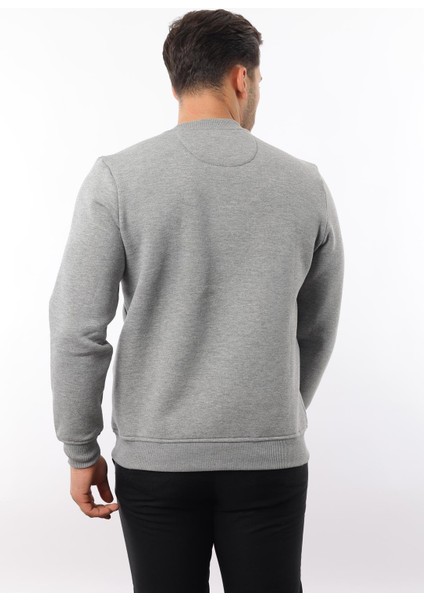 3 Iplik Şardonlu Bisiklet Yaka Sweatshirt – Pamuk Viskon Regular Fit Rugatchi Exclusive modelleri