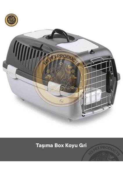 2 Delux Taşıma- Metal Kapı Koyu Gri * 55X36X35 cm