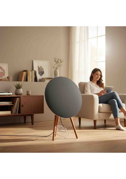 Modern Tasarımlı Ahşap Ayaklı Kablosuz Bluetooth Hoparlör fiyatları
