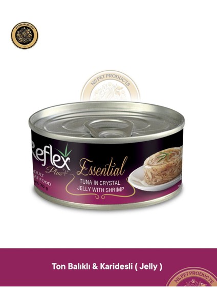 Plus Essential Kedi Jöle-Ton-Karides ve Ton Balıklı - 6X70GR modelleri