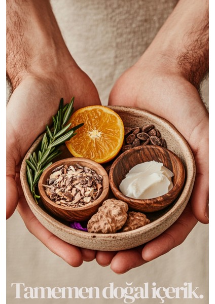 %100 Doğal İçerikli Ter Kokusu Önleyici Krem Deodorant|Alüminyumsuz Alkolsüz Doğal Deodorant|Erkek