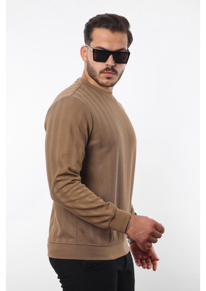 Jakarlı Sweatshirt – %70 Pamuk %30 Viskoz Bisiklet Yaka modelleri