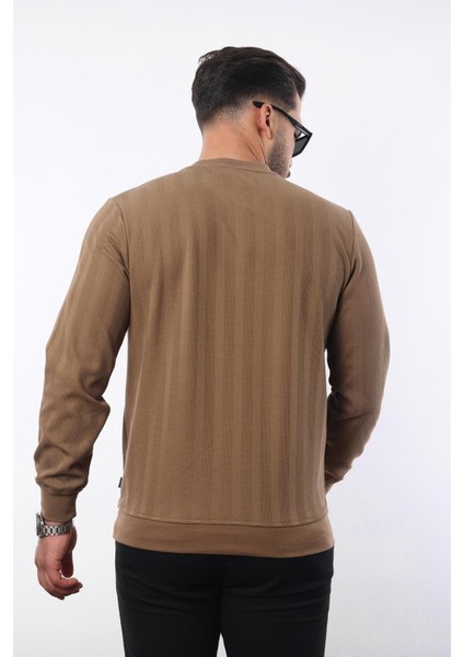 Jakarlı Sweatshirt – %70 Pamuk %30 Viskoz Bisiklet Yaka fırsatları