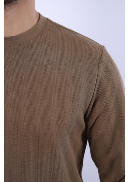 Jakarlı Sweatshirt – %70 Pamuk %30 Viskoz Bisiklet Yaka indirimleri