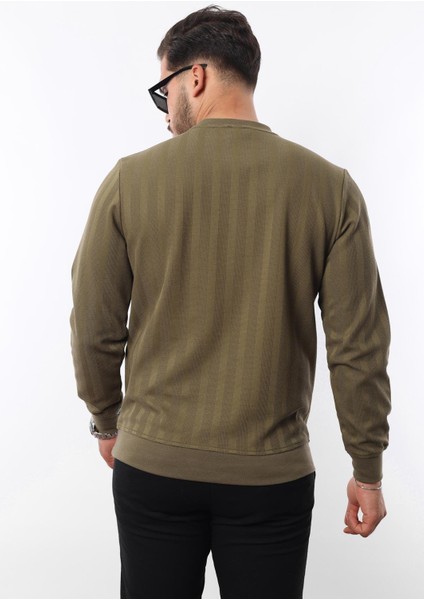 Jakarlı Sweatshirt – %70 Pamuk %30 Viskoz Bisiklet Yaka fiyatları