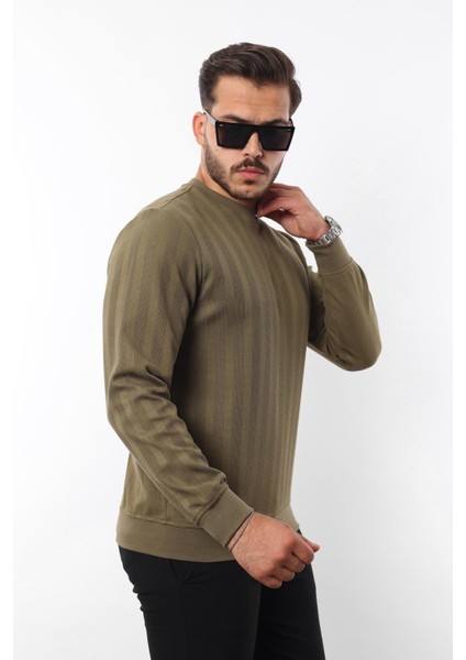 Jakarlı Sweatshirt – %70 Pamuk %30 Viskoz Bisiklet Yaka modelleri