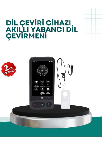 4.0 Inç Dokunmatik Ekranlı Akıllı Çeviri Cihazı - EMY8654-8591