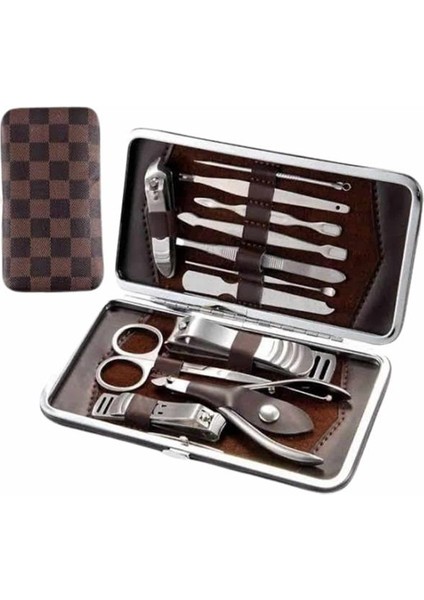 Tırnak Bakımı Tırnak Makası Profesyonel 12 Parça El Ayak Manikür Pedikür Set - EMY7379-1356 modelleri